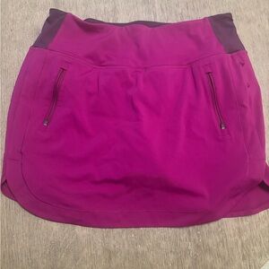 Athleta Fairway Golf Skort 18” Dress purple  L